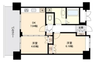 リボンシティコミュニティの物件間取画像